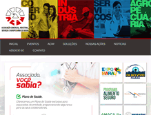 Tablet Screenshot of acim-marau.com.br
